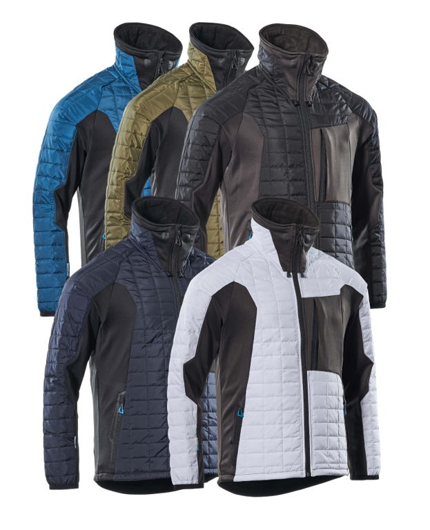 Thermojacke in verschiedenen Farben